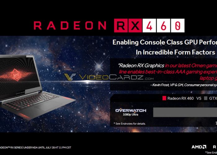 AMD Radeon RX 460 Portátil