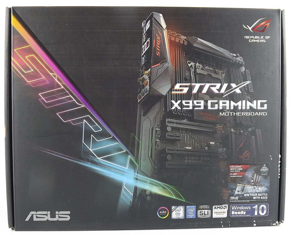 ASUS ROG Strix X99 Gaming Unboxing 1