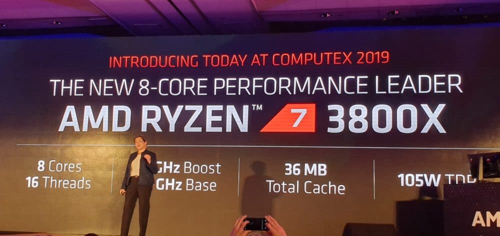 Computex 2019 AMD Ryzen 3000 Ryzen 7 3800X