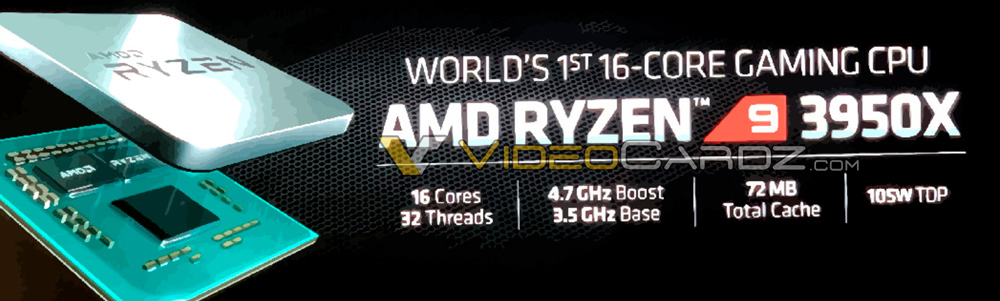 AMD Ryzen 9 3950X Filtracion