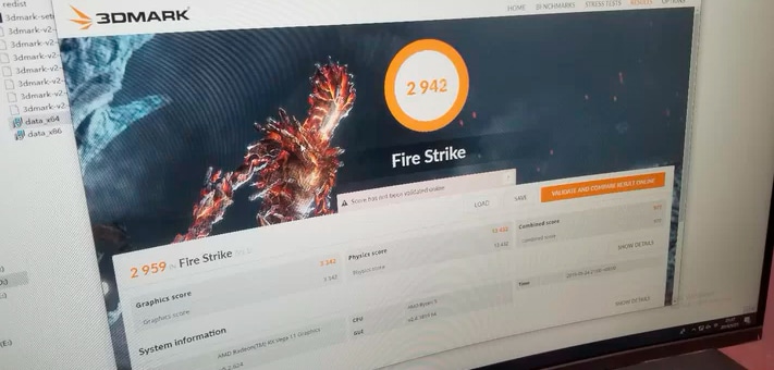 Computex 2019 Colorful AMD Ryzen 5 3400G 3DMark Fire Strike